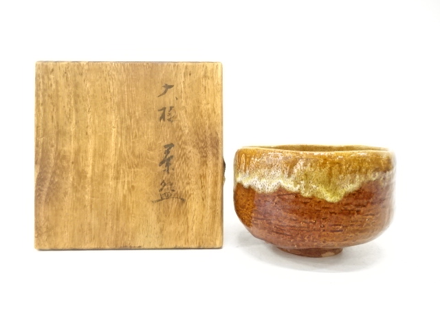JAPANESE TEA CEREMONY / OHI WARE TEA CHAWAN / CARAMEL GLAZE